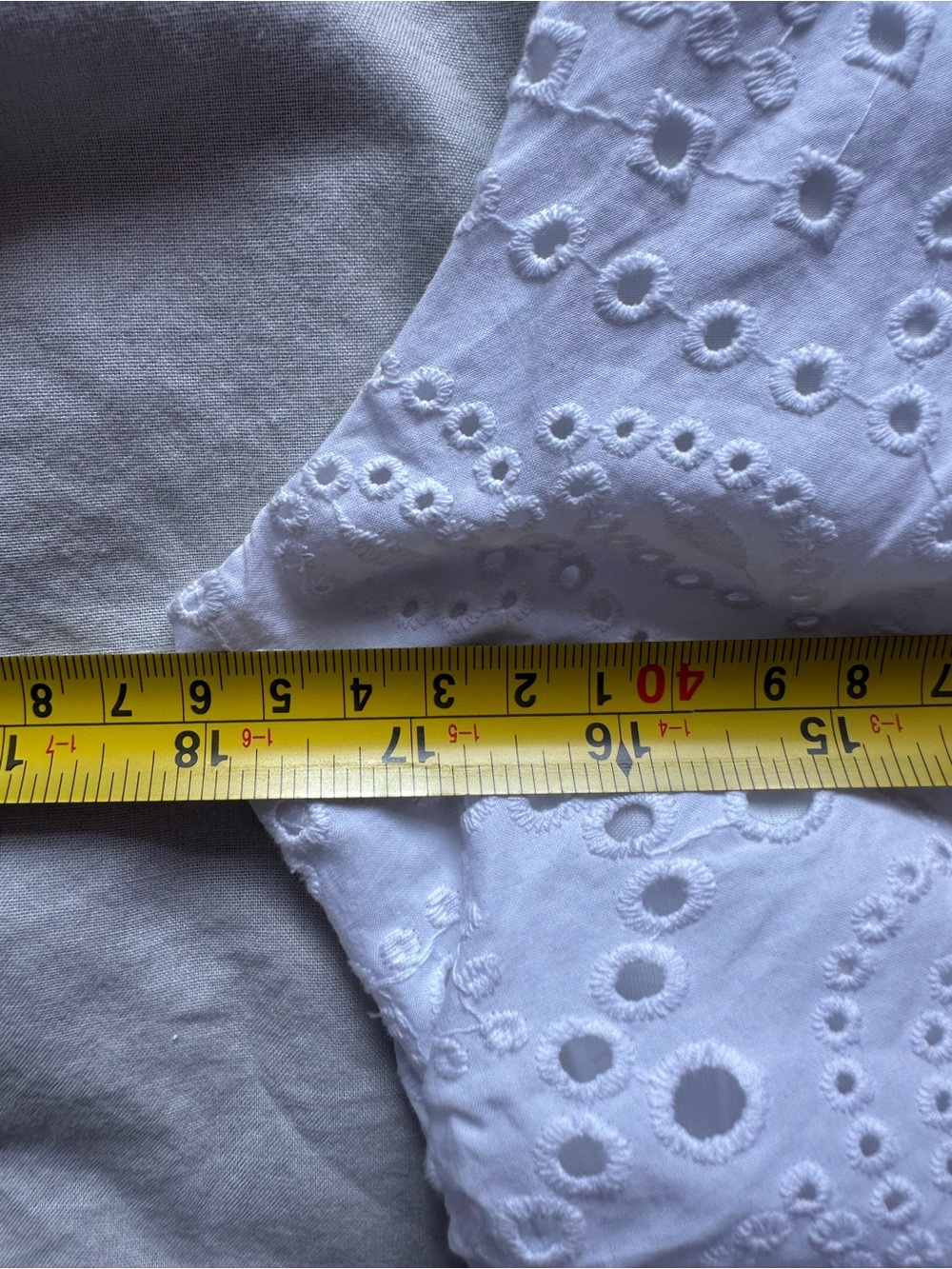 Veronica Beard Romantic Eyelet Midi Dress White Cotton Sleeveless Size 8 - Picture 12 of 13